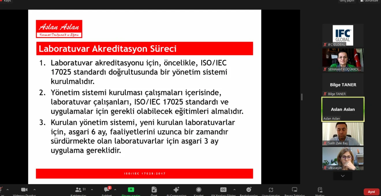 Deney ve Kalibrasyon Laboratuvarlarının Yetkinliği için Genel Gereklilikler 